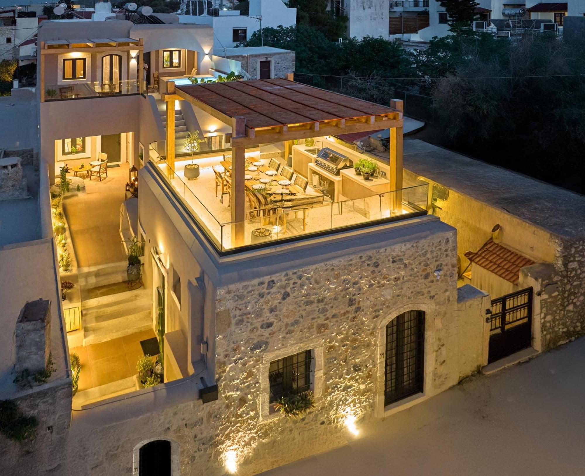 Kaptara Premium Villa, Plunge Pool & Jacuzzis Koutouloufari Extérieur photo
